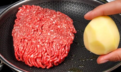 Potatoes and Ground beef, Crispy and Juicy! Everyone will ask for the recipe! Top 🔝 2 recipes!