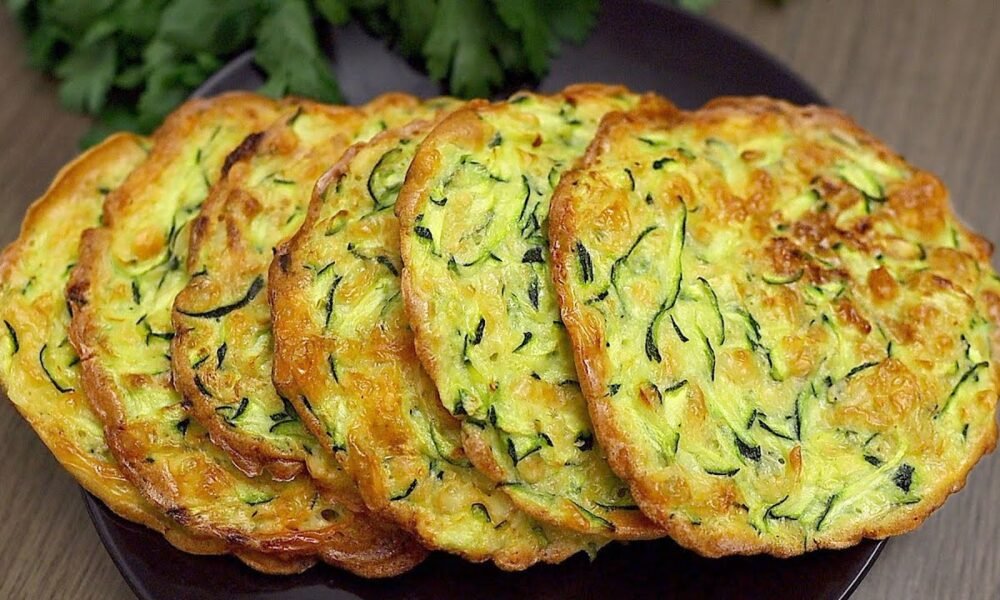 Einfach, schnell und lecker! Zucchini-Fladenbrote im Ofen!