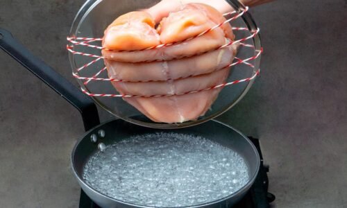 I learned this trick in a restaurant! The chicken breast melts in your mouth