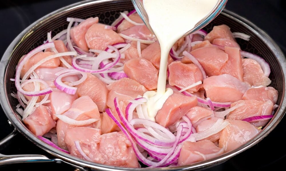 Dieses Rezept wird Sie verrückt machen! Hähnchenfilet mit Reis! Unglaublich leckeres Rezept!