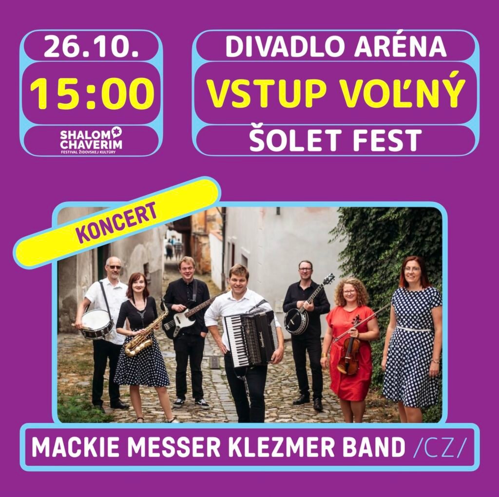 Festival židovskej kultúry Shalom Chaverim uzavrie nedeľa plná chutí, hudby a tradícií Festival židovskej kultúry Shalom Chaverim uzavrie nedeľa plná chutí, hudby a tradícií