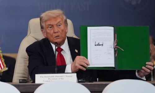 Trump po podpise dohody o prímerí: Na Blízkom východe je konečne mier Trump po podpise dohody o prímerí: Na Blízkom východe je konečne mier