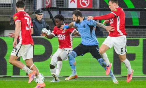 Milosrdná prehra. Celozápasový tlak premenil Alkmaar len na jeden gól, v bráne Slovana čaroval Takáč