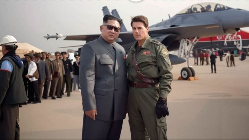 OBRAZEM: Kim Čong-un po boku Toma Cruise. Vtipálci vydali diktátorovi unikátní kalendář Top Un OBRAZEM: Kim Čong-un po boku Toma Cruise. Vtipálci vydali diktátorovi unikátní kalendář Top Un
