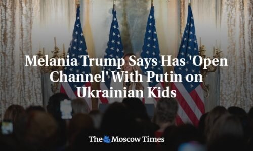 Melania Trumpová tvrdí, že má s Putinom „otvorený kanál“ ohľadom ukrajinských detí Melania Trumpová tvrdí, že má s Putinom „otvorený kanál“ ohľadom ukrajinských detí