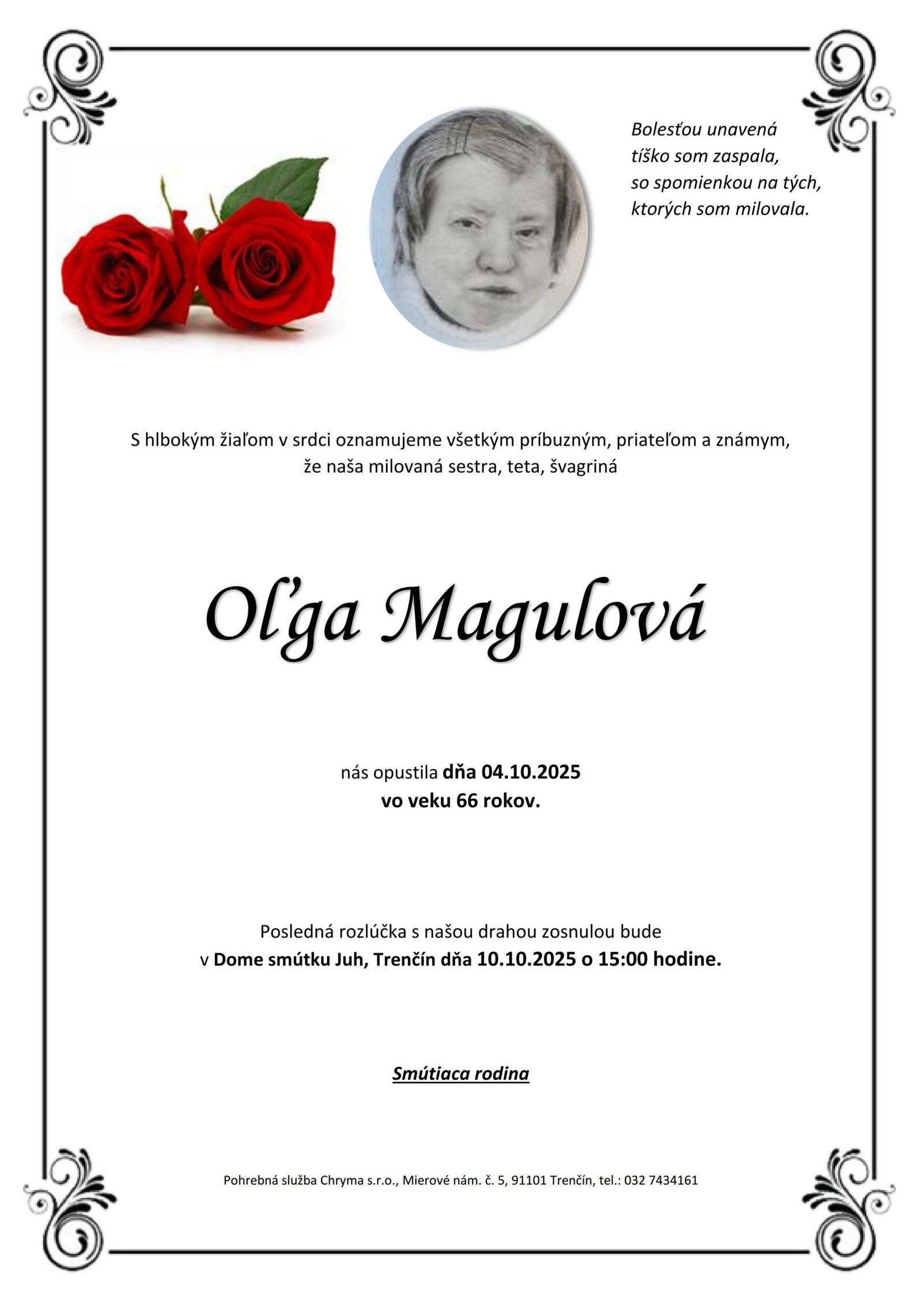 Oľga Magulová Oľga Magulová