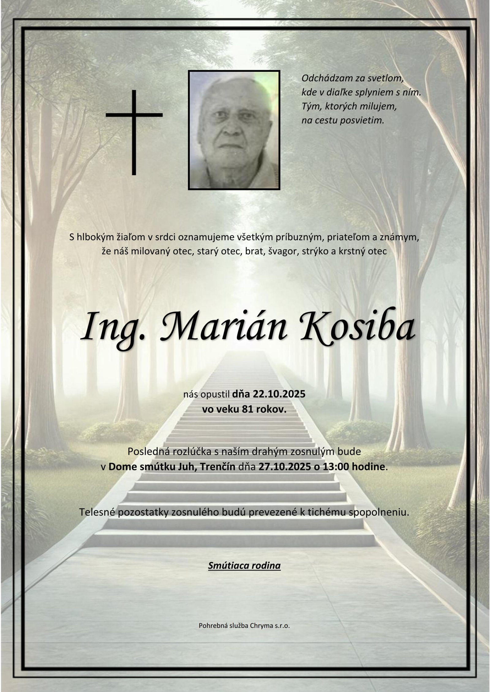 Ing. Marián Kosiba Ing. Marián Kosiba