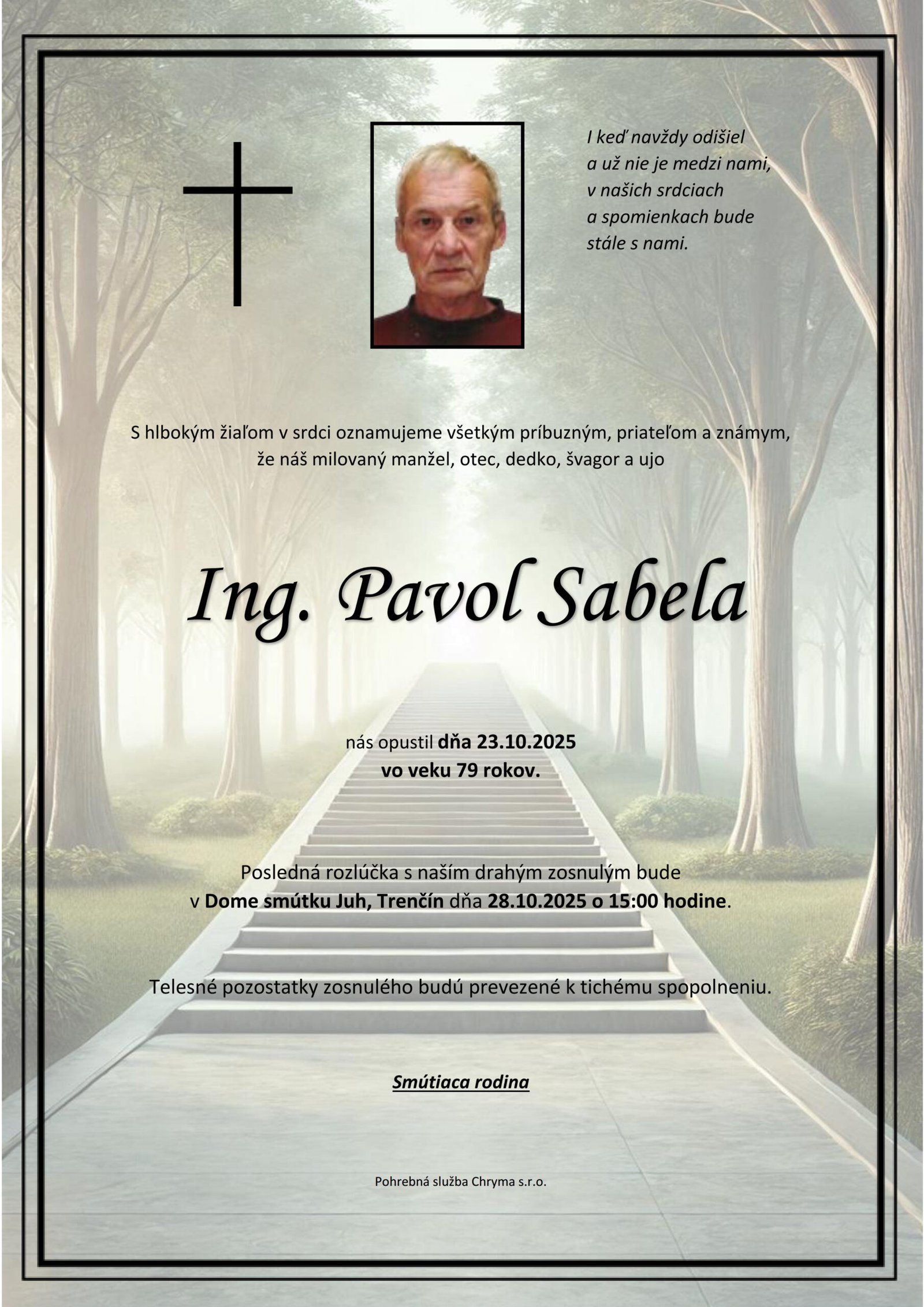 Ing. Pavol Sabela Ing. Pavol Sabela