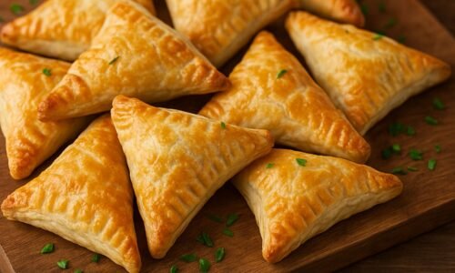 Bryndzové taštičky z lístkového cesta: Rýchla slovenská dobrota