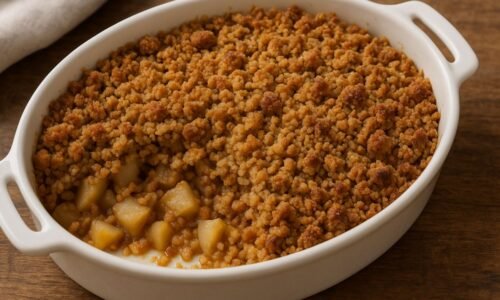 Gaštanový crumble s hruškami: Chrumkavá jesenná lahôdka Gaštanový crumble s hruškami: Chrumkavá jesenná lahôdka