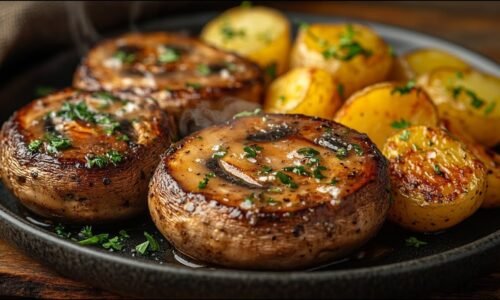 Huby ste takto ešte nejedli! Vegánske steaky s bylinkovo-cesnakovým maslom