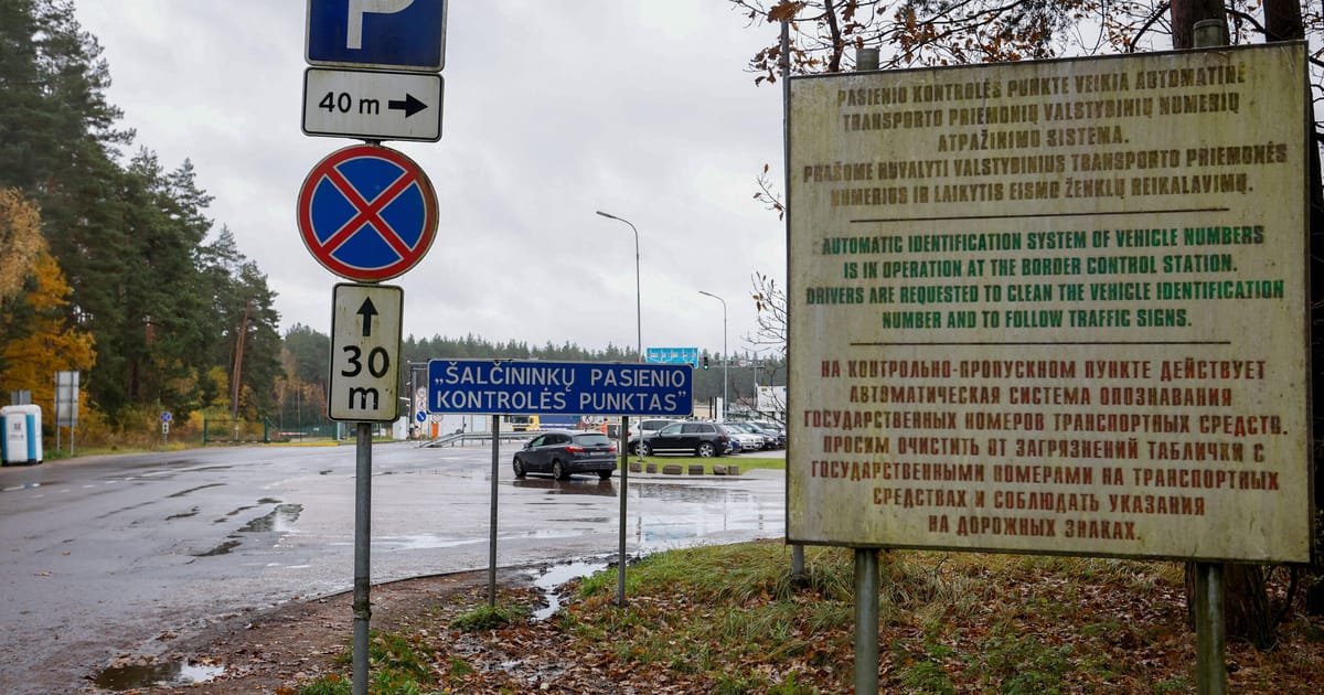 Lithuania suspends air traffic over capital due to balloons – Lithuania suspends air traffic over capital due to balloons – POLITICO