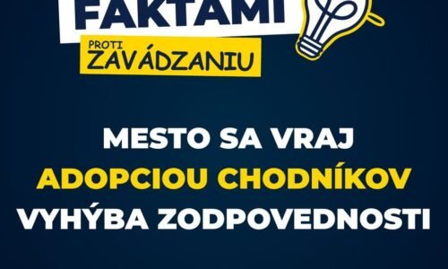 Mesto Košice: Mesto tento rok spustilo už šiesty ročník úspešného projektu Adoptuj si chodník a zarábaj, ktorý umožňuje verejnosti zapojiť sa do ručného odpratávania snehu a ľadu.