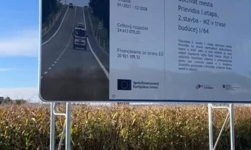 Mesto Prievidza: SLOVENSKÁ SPRÁVA CIEST STAVIA OBCHVAT PRIEVIDZE