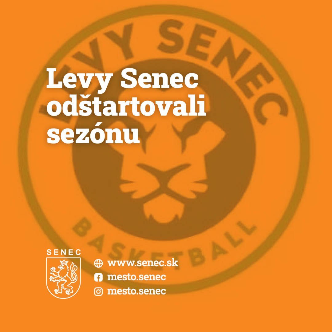 Mesto Senec: BASKETBALISTI LEVY SENEC ODŠTARTOVALI SEZÓNU 2025/2026 Mesto Senec: BASKETBALISTI LEVY SENEC ODŠTARTOVALI SEZÓNU 2025/2026