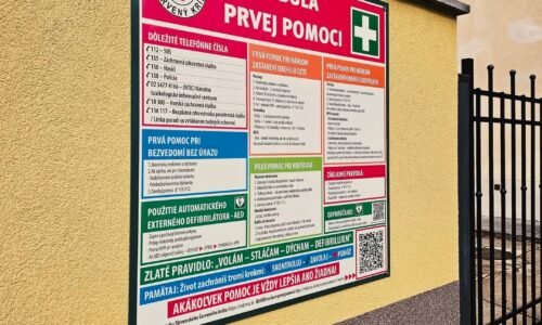 Mesto Skalica: V SKALICI PRIBUDLA TABUĽA PRVEJ POMOCI