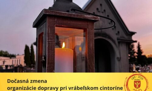 Mesto vráble: dočasná zmena dopravy pri vrábeľskom cintoríne