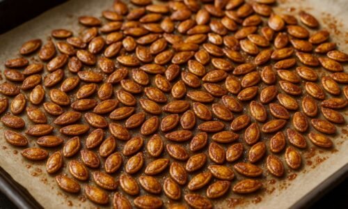 Pečené tekvicové jadierka na sladko: Chrumkavá jesenná sladkosť Pečené tekvicové jadierka na sladko: Chrumkavá jesenná sladkosť