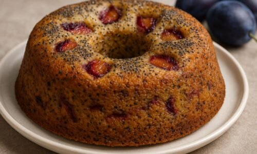 Slivková bábovka s makovou posýpkou: Vláčna jesenná klasika Slivková bábovka s makovou posýpkou: Vláčna jesenná klasika