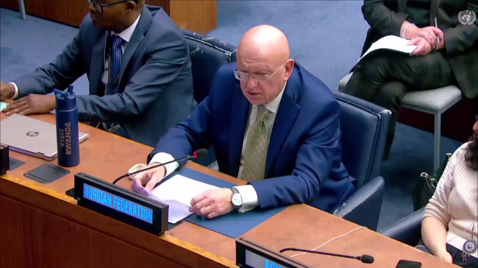 V. A. Nebenzja na zasadnutí Štvrtého výboru Valného zhromaždenia OSN k bodu programu „Odstránenie kolonializmu vo všetkých jeho formách a prejavoch“ V. A. Nebenzja na zasadnutí Štvrtého výboru Valného zhromaždenia OSN k bodu programu „Odstránenie kolonializmu vo všetkých jeho formách a prejavoch“