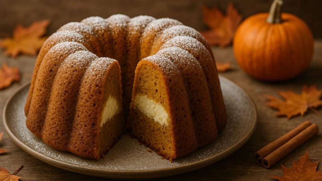 Tekvicová bábovka s tvarohovou plnkou: jesenná lahôdka s jemným prekvapením