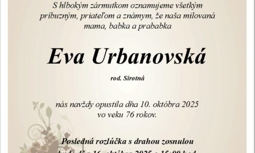 Eva Urbanovská