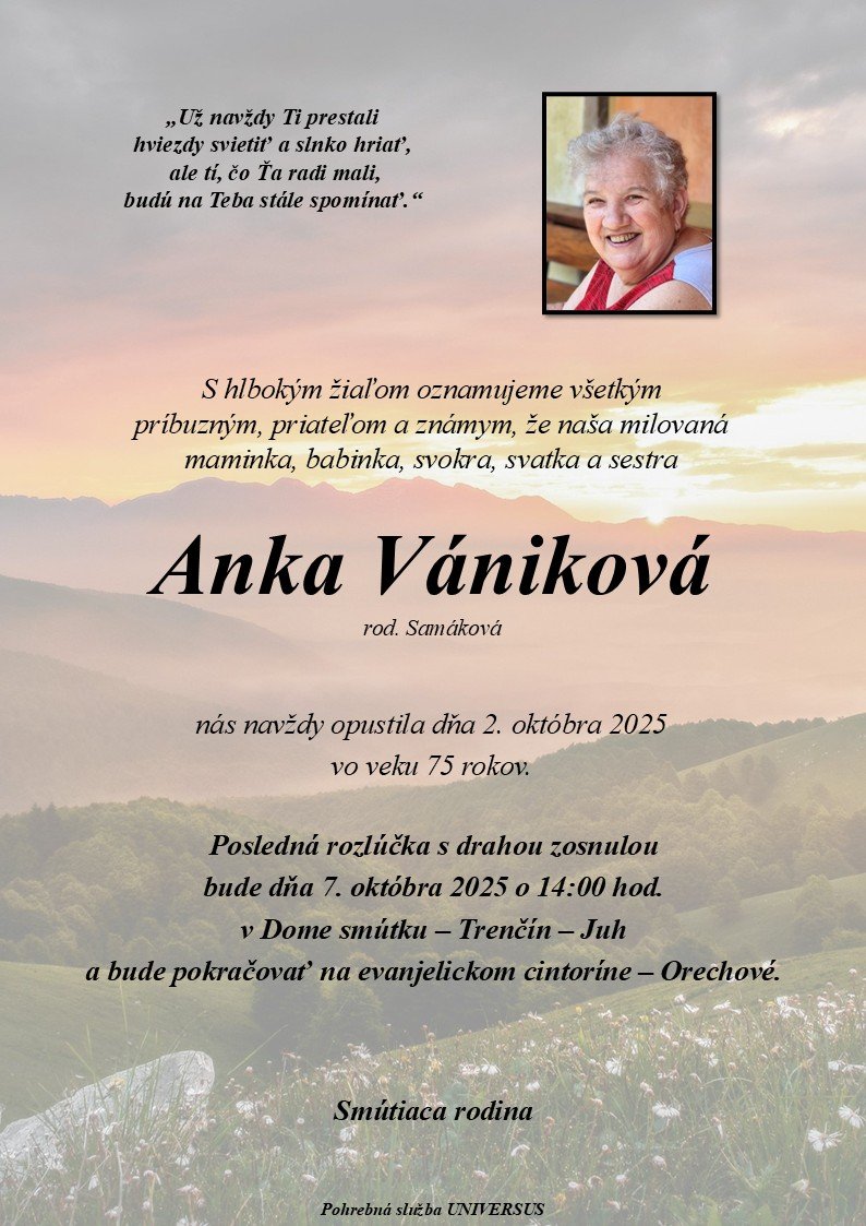 Anka Vániková Anka Vániková