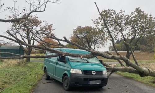 Českem se prohnal silný vichr. Lámal stromy, ničil domy a zastavil i vlaky Českem se prohnal silný vichr. Lámal stromy, ničil domy a zastavil i vlaky