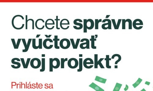 Prihláste sa na školenie o správnom vyúčtovaní projektu