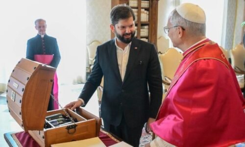 Lev XIV. prijal prezidenta Čile Borica