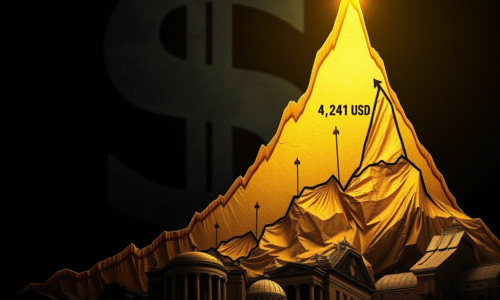 Zlato dosahuje nové maximum na 4 241 USD