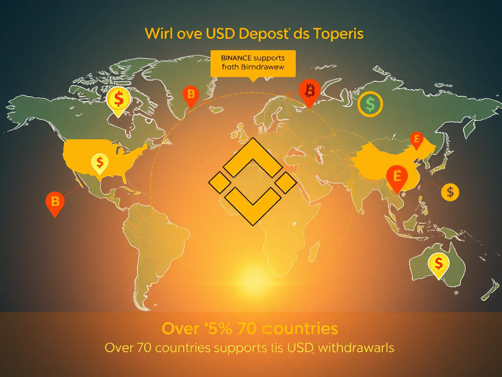 Binance umožňuje vklady a výbery USD vo viac ako 70 krajinác Binance umožňuje vklady a výbery USD vo viac ako 70 krajinác