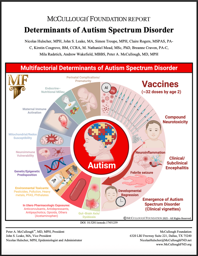 107 studií spojuje vakcíny s autismem a dalšími poruchami mozku: Metaanalýza McCulloughovy nadace 107 studií spojuje vakcíny s autismem a dalšími poruchami mozku: Metaanalýza McCulloughovy nadace