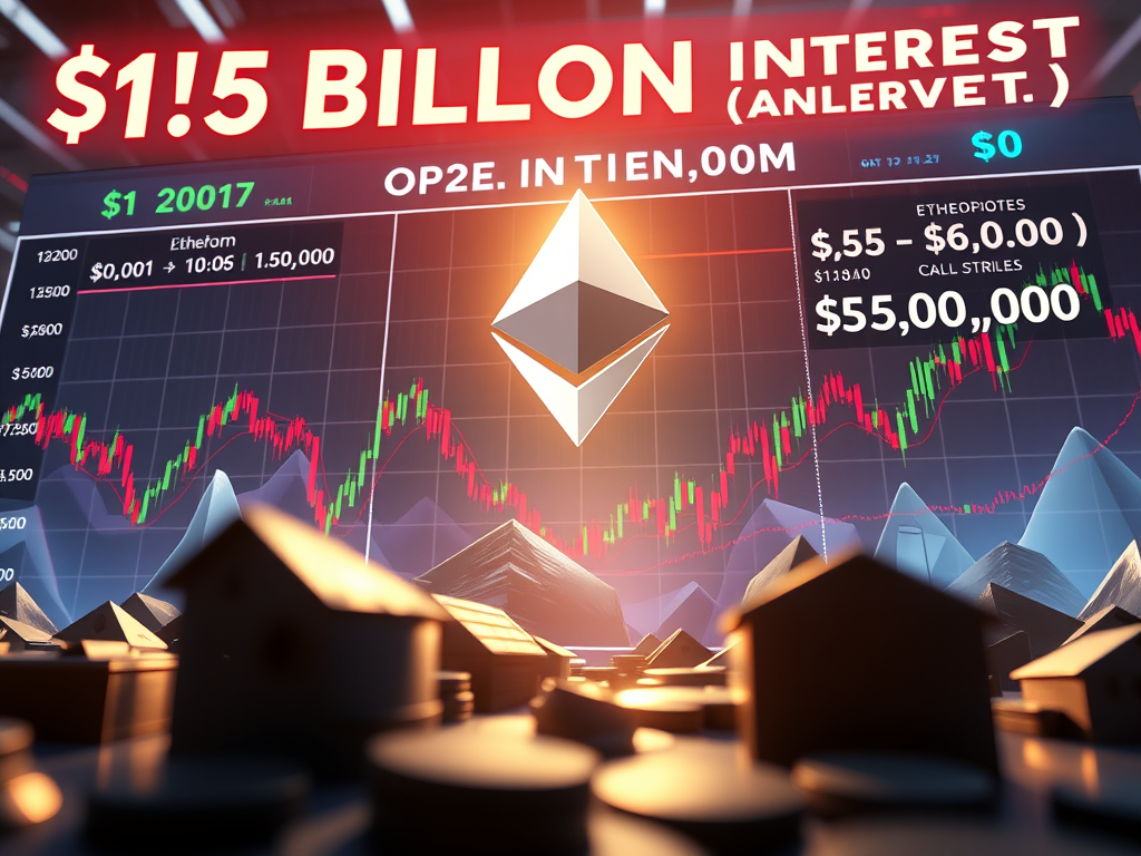 Ethereum derivátový trh: Open Interest 15 miliárd USD Ethereum derivátový trh: Open Interest 15 miliárd USD