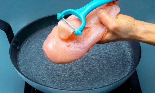 I learned this trick in a restaurant! The chicken breast melts in your mouth