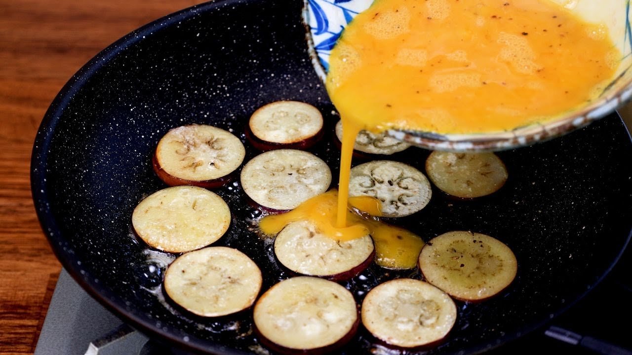 1 Eggplant with 3 eggs! Quick breakfast in 5 minutes. A Delicious Eggplant Recipe
