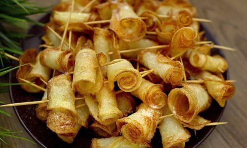 Ein knuspriger Kartoffelsnack, den jeder liebt! Einfach und lecker!