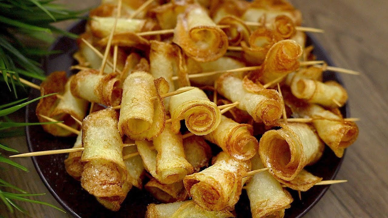 Ein knuspriger Kartoffelsnack, den jeder liebt! Einfach und lecker!