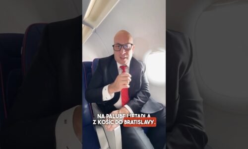 LETELI SME PRVÝM LETOM Z KOŠÍC DO BRATISLAVY