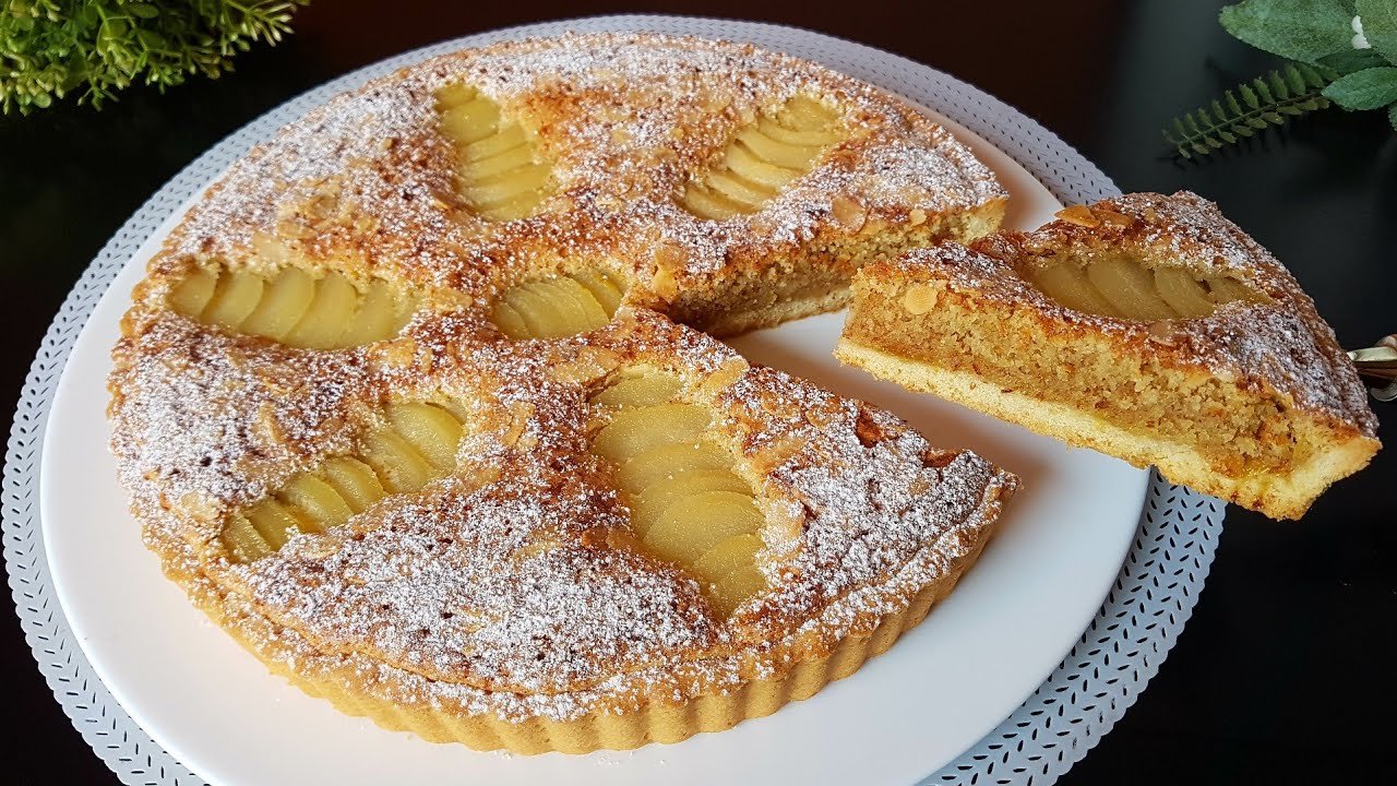 CROSTATA MANDORLE E PERE 👌fa impazzire il mondo. Ricetta facile e veloci 👍