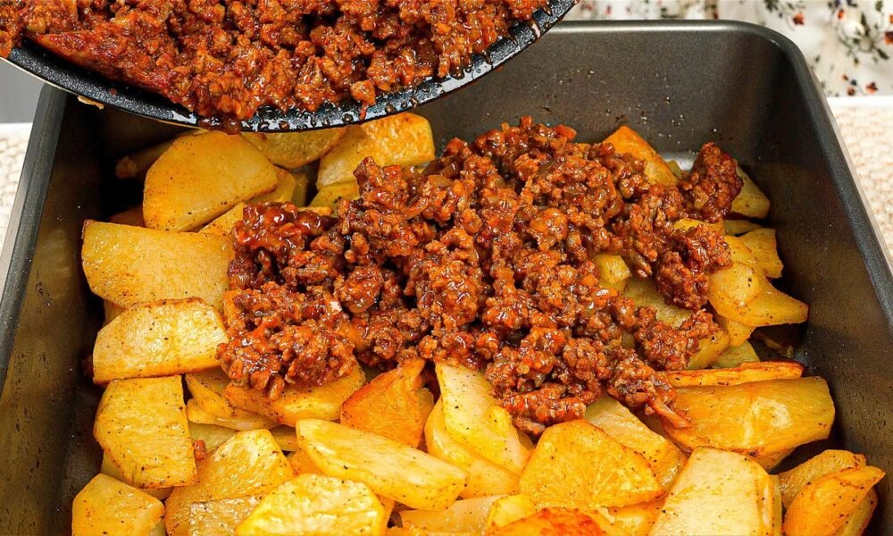 Einfach das Hackfleisch über die Kartoffeln gießen! Top 3 einfache köstliche Abendessen!