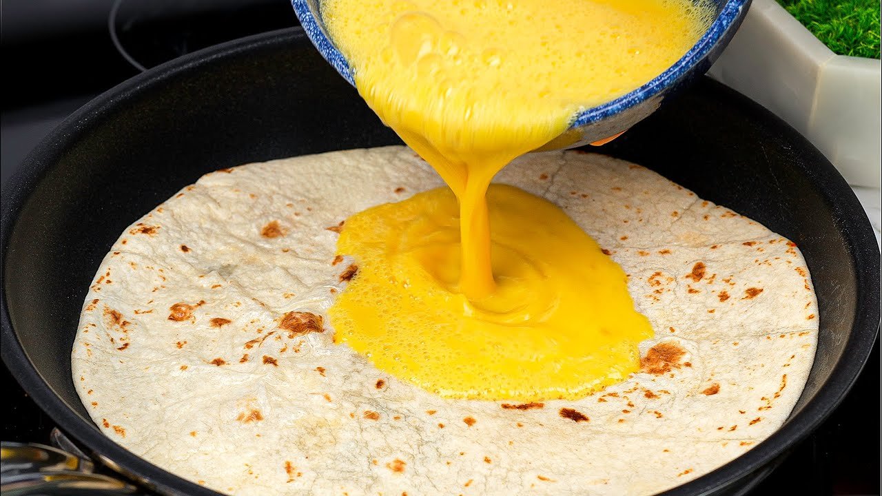 Fügen Sie einfach das Ei zur Tortilla hinzu und das Ergebnis wird erstaunlich sein! Leckeres Rezept!
