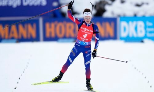 Svetový pohár: triumfovali biatlonistky francúzska. češky uzatvorili pódium. slovenky v top 10