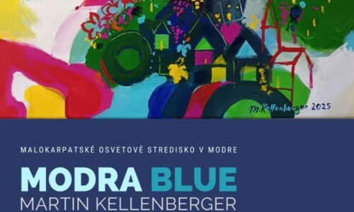 MODRA BLUE – osobná pocta Modre od výtvarníka Martina Kellenbergera