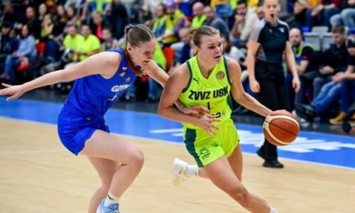 Kanonáda basketbalistek USK Praha: Deklasovaly Gdyni. Stvrdily tím postup do další fáze