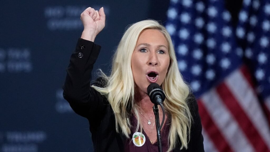 Rep. Marjorie Taylor Greene, R-Ga., announced she is resigning from Congress on Friday. In a social media post, she said her last day will be Jan. 5, 2026.