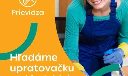 Mesto Prievidza: MESTO PRIEVIDZA HĽADÁ UPRATOVAČKU Mesto Prievidza: MESTO PRIEVIDZA HĽADÁ UPRATOVAČKU