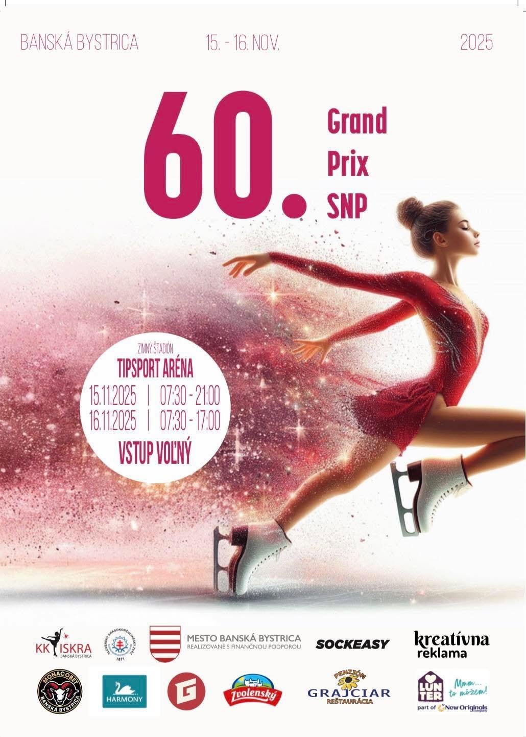 Mesto Banská Bystrica: POZÝVAME VÁS NA JUBILEJNÝ 60. ROČNÍK KRASOKORČULIARSKEJ SÚŤAŽE GRAND PRIX SNP