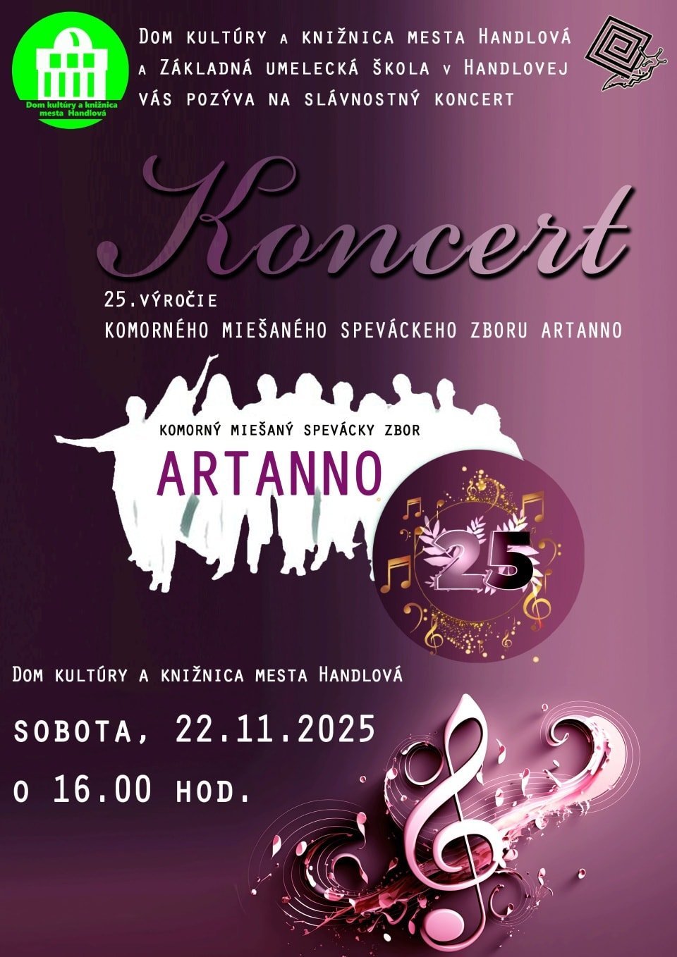 Mesto Handlová: KAM SA VYBERIETE DNES O 16.00H ? KONCERT ARTANNA ČI NOČNÝ VÝSTUP NA BRALOVÚ SKALU?