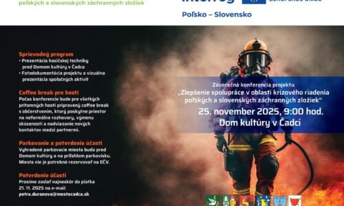 Mesto Krásno nad Kysucou: Pozvánka na záverečnú konferenciu projektu